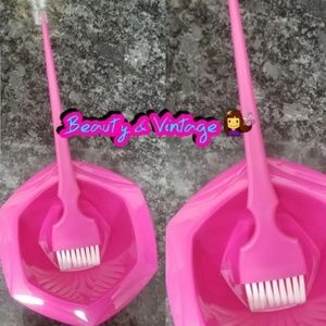 (2pcs)  Hair color Bowl and brush set!